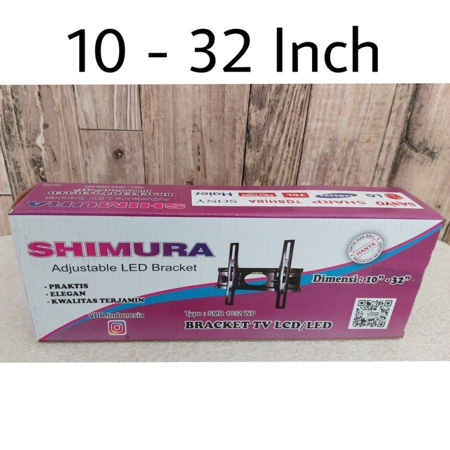 Bracket TV SHIMURA Type SMR 1032 WP 10 - 32 include WATERPASS 1