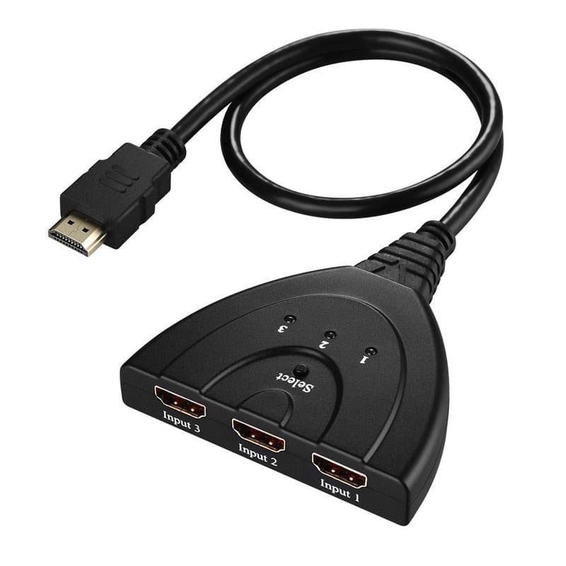 HDMI Switcher Kable 3 Input 1 Output 4