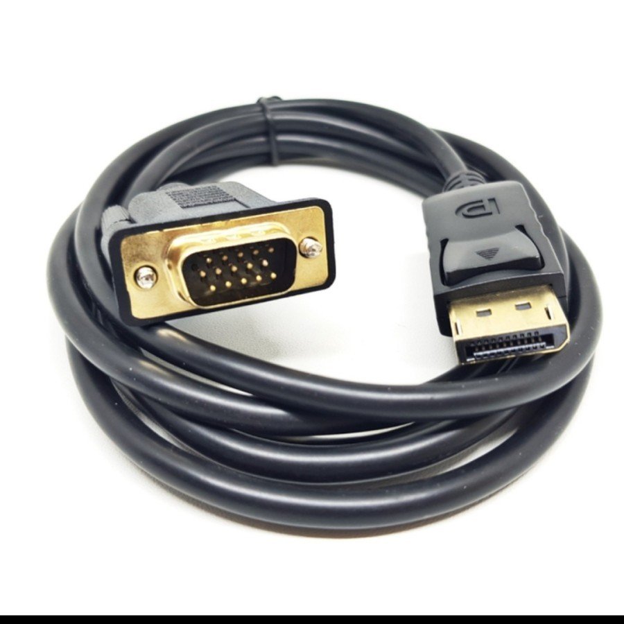 Kabel DP to VGA 1,8m Kabel Display Port ke VGA 1