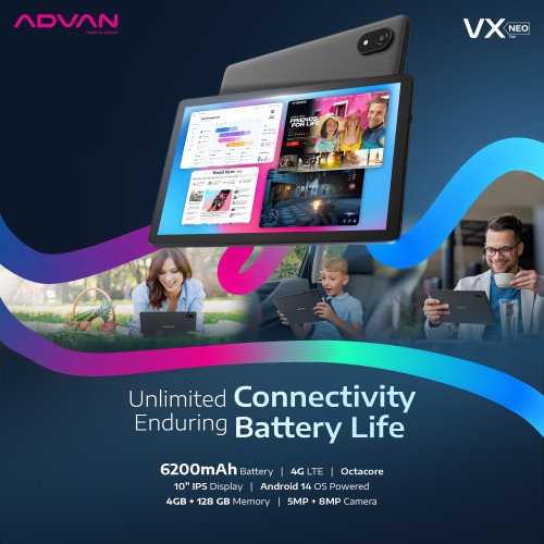 Sedia Tab Advan VX Neo Desember 2024