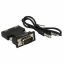 HDMI Female to VGA Male Converter+Audio Adapter Support 1080P Signal O 1
