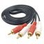 Kabel 2 Rca To 2 Rca Gold Plated 3 Meter 1