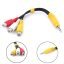 Kabel Jack Mini Stereo 3.5mm Male To 3 Cover Female RCA Audio Video 1